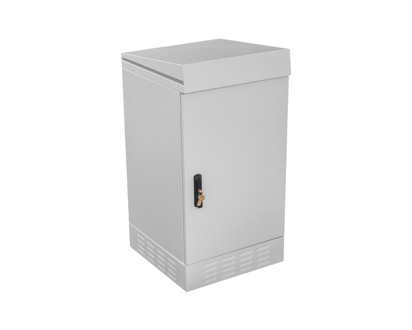 Outdoor cabinets - free-standing: SZW-610/890/610-P-19"-12U-S-R7035